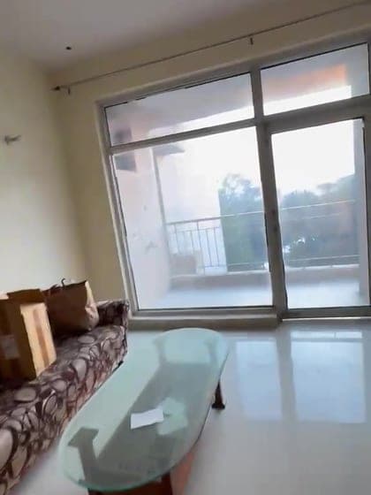 Living area opening onto the balcony